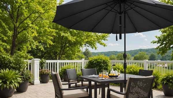 Top parasols pour terrasses : style et confort estivaux