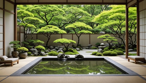 Transformez votre intérieur en oasis zen avec un jardin japonais